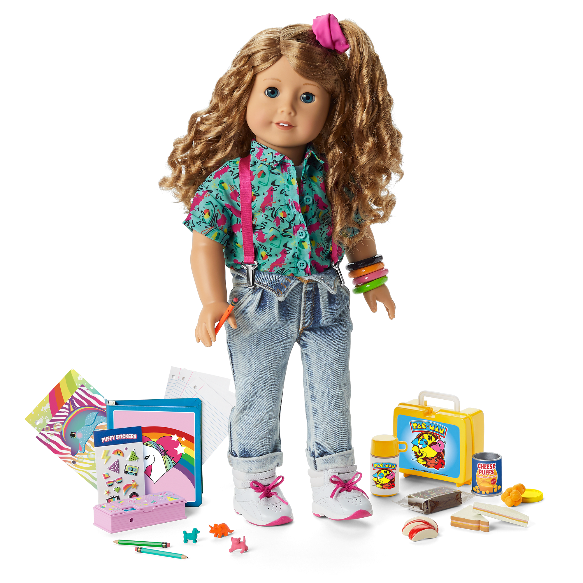 PAC-MAN Lunch Set for 18-inch Dolls | Courtney's™