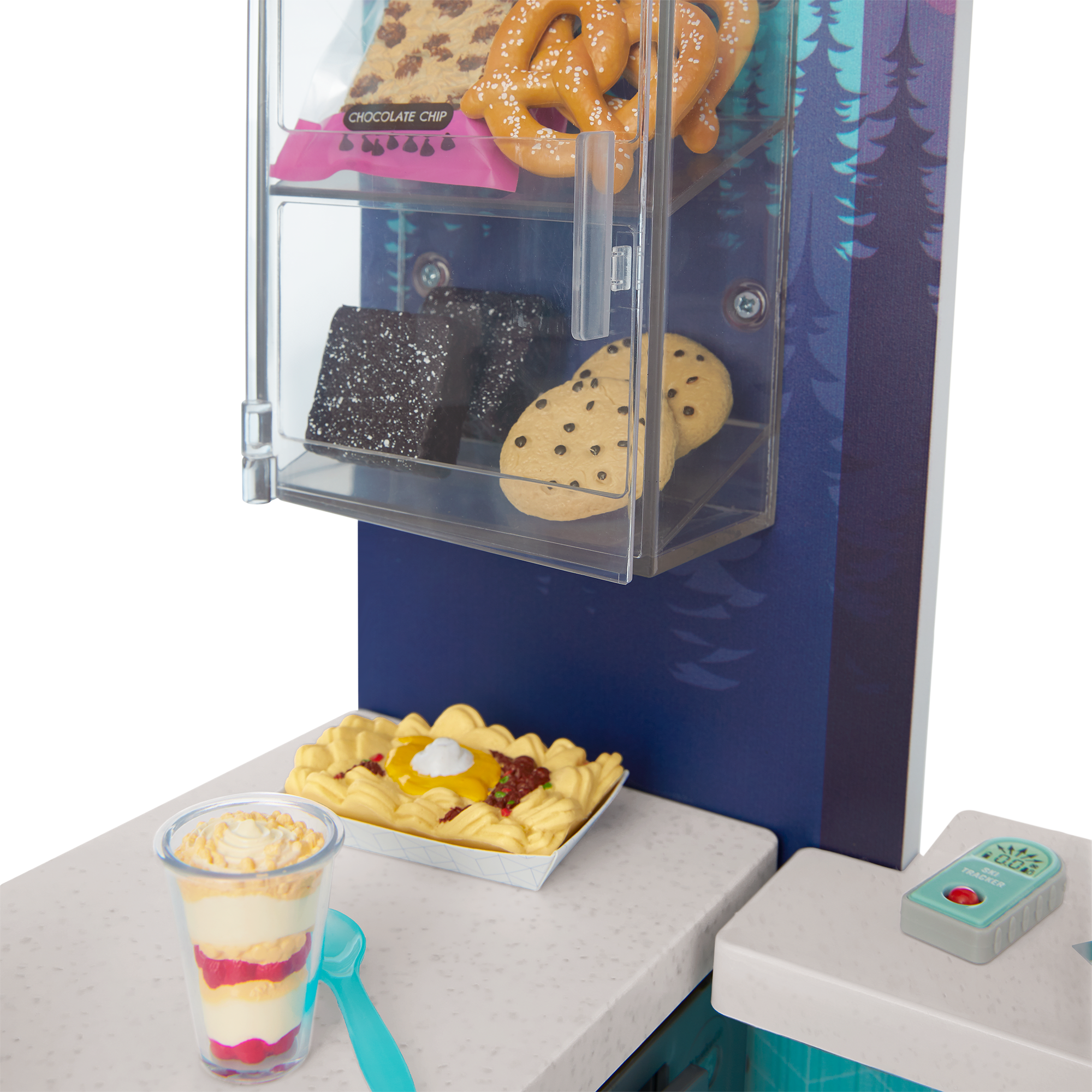 18-Inch Doll Ski & Snack Shop Playset with Pretend Food & Accessories