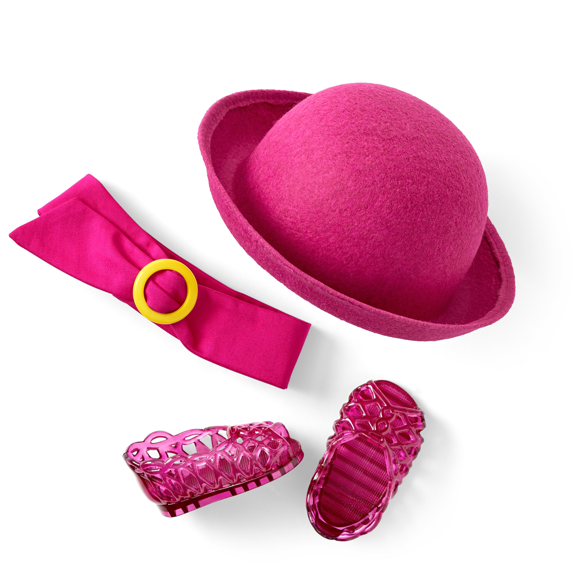 Pink 18-inch Doll Accessories Set with Hat, Belt & Shoes | Courtney’s™