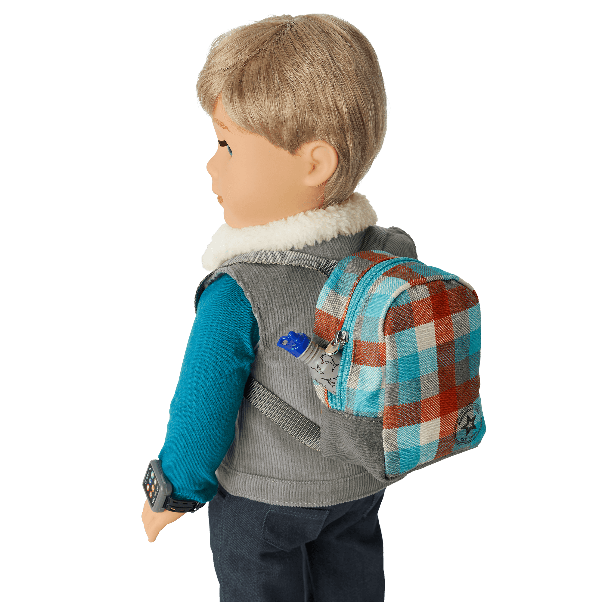 18-Inch Doll Accessory Set with Vest, Backpack & Phone | Casual & Cool