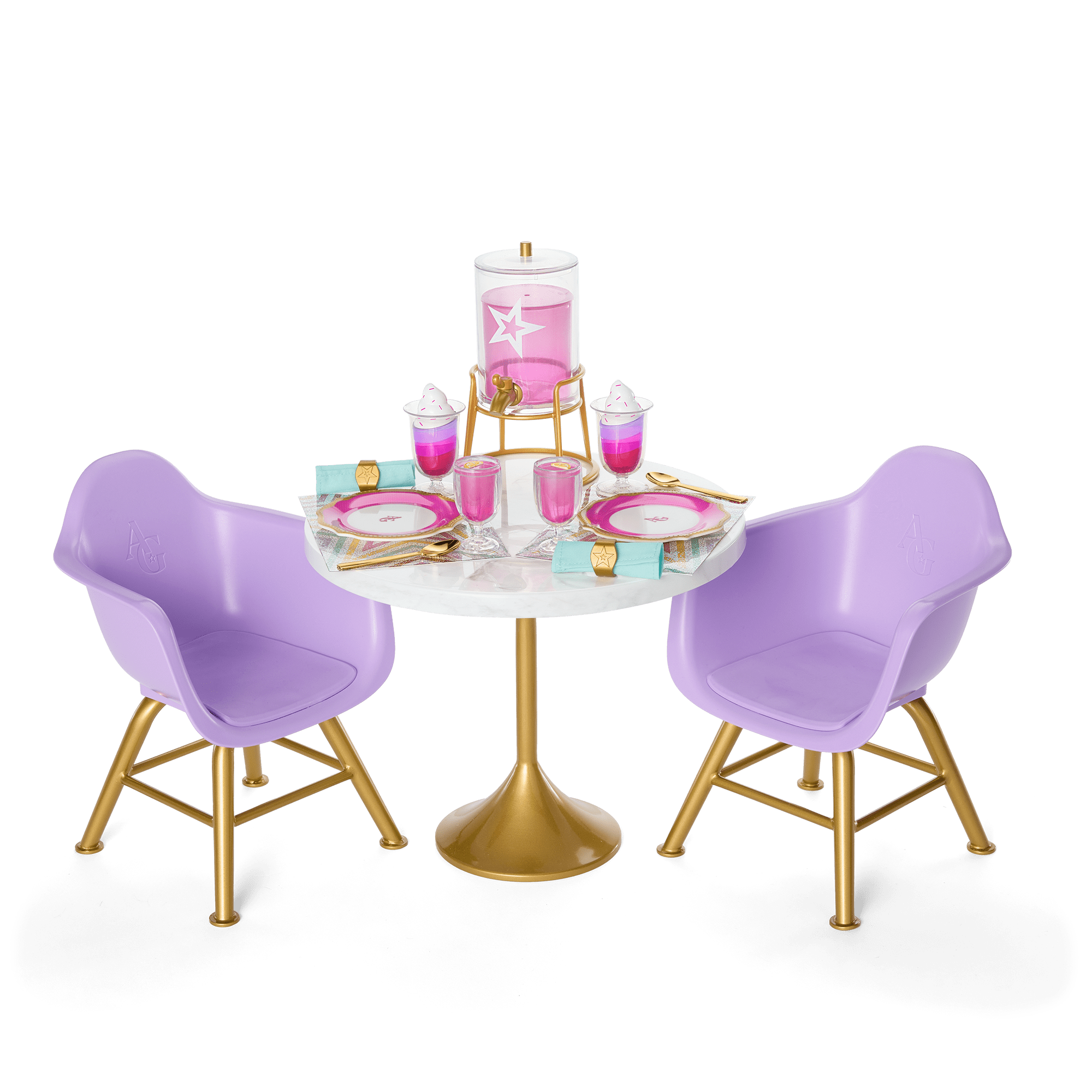 18-inch Doll Bistro Table Set with Chairs & Accessories | American Girl