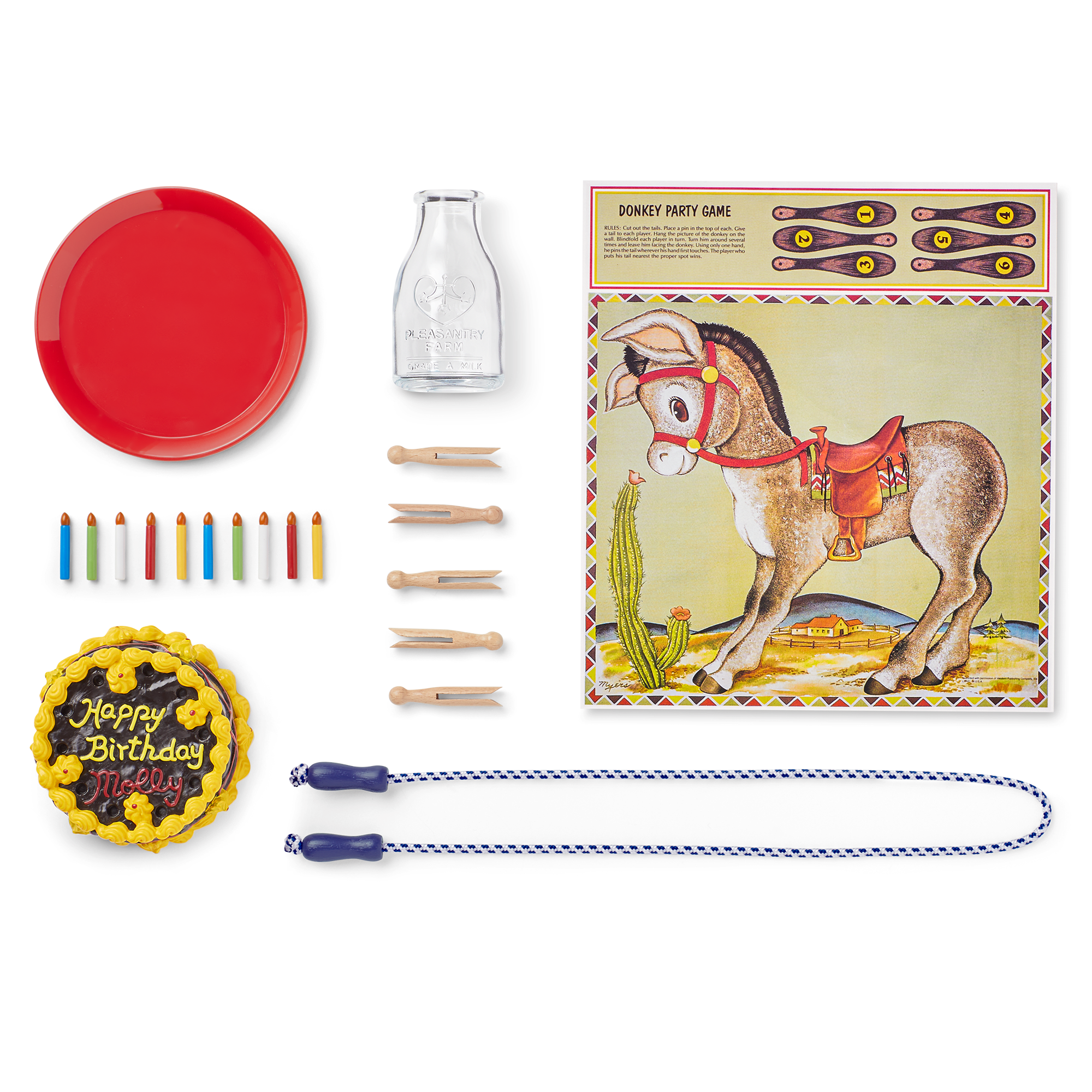 18-inch Doll Birthday Party Set with Cake & Games | Molly’s™