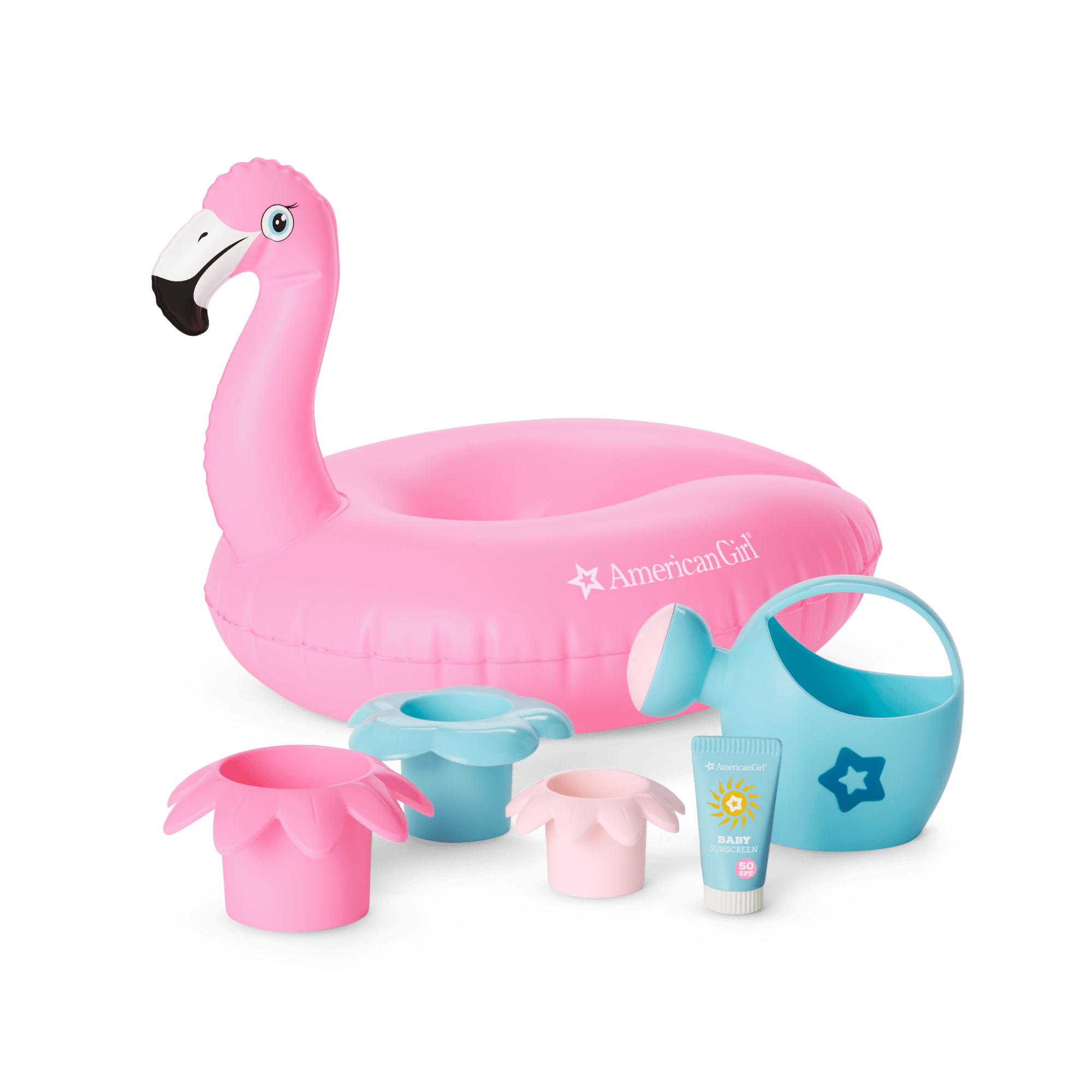Flamingo Water Play Set for Toddlers | Bitty Baby Splash