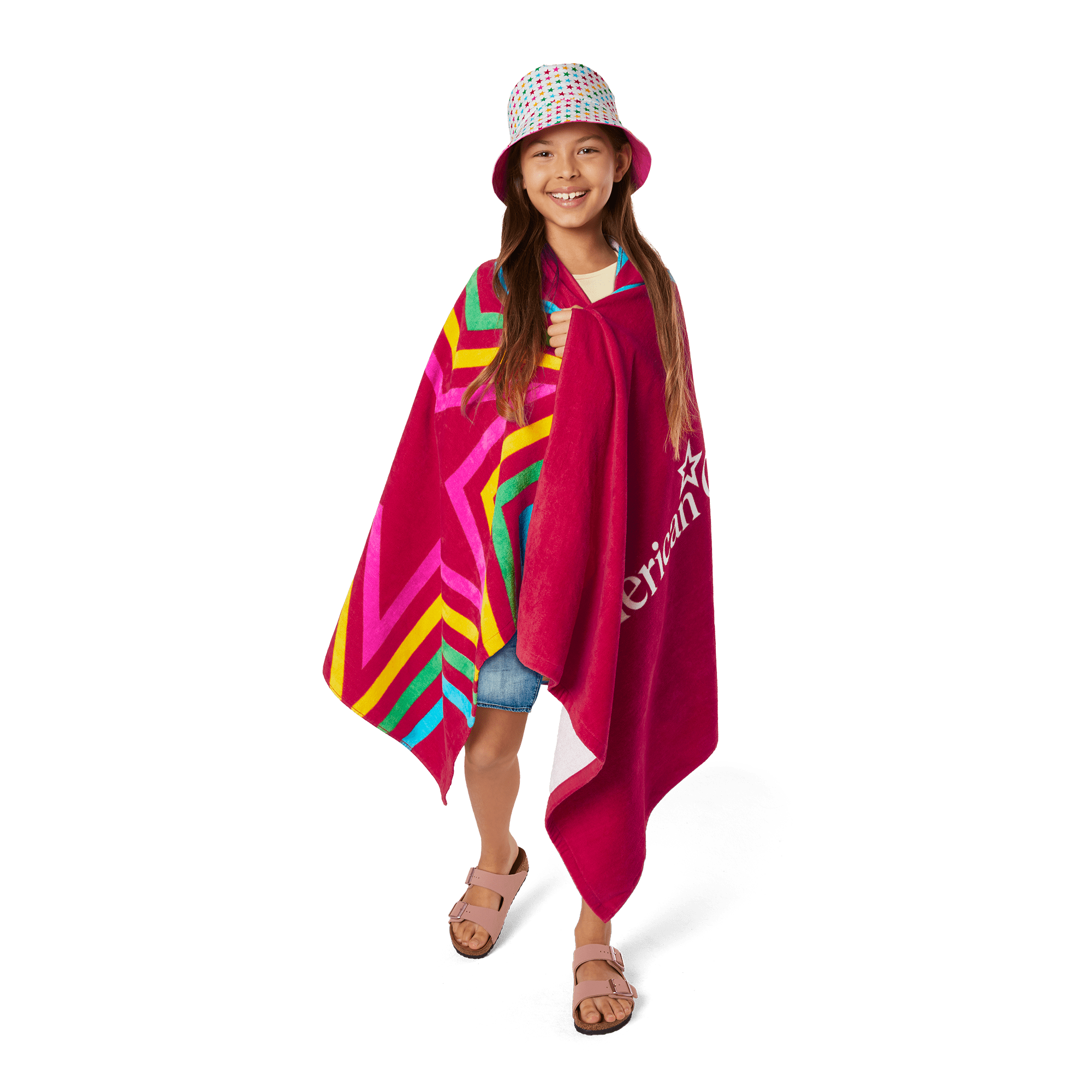 Colorful Star Beach Towel for Kids & Adults | American Girl