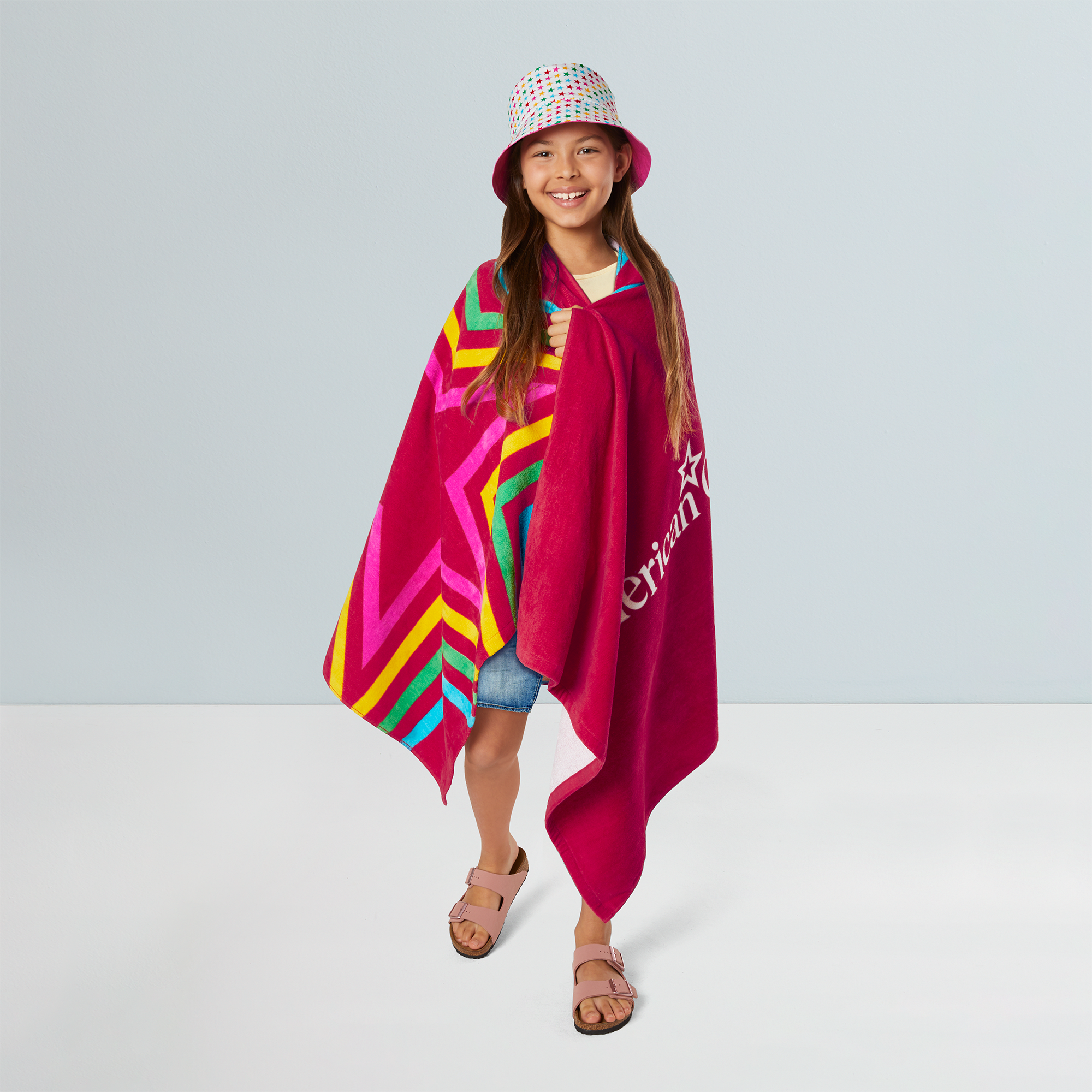 Colorful Star Beach Towel for Kids & Adults | American Girl