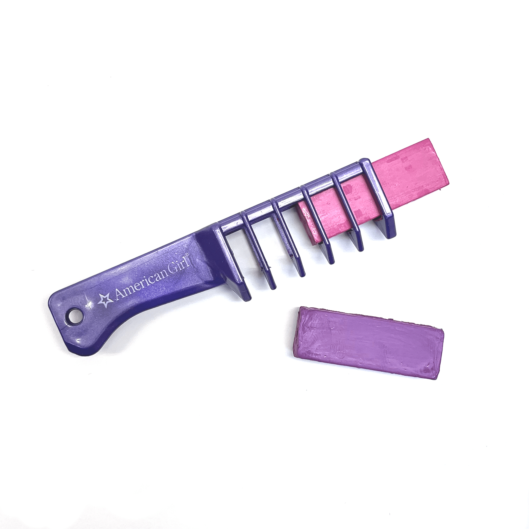 Washable Hair Color Comb for Girls with Purple & Fuchsia Sticks | Cruelty-Free