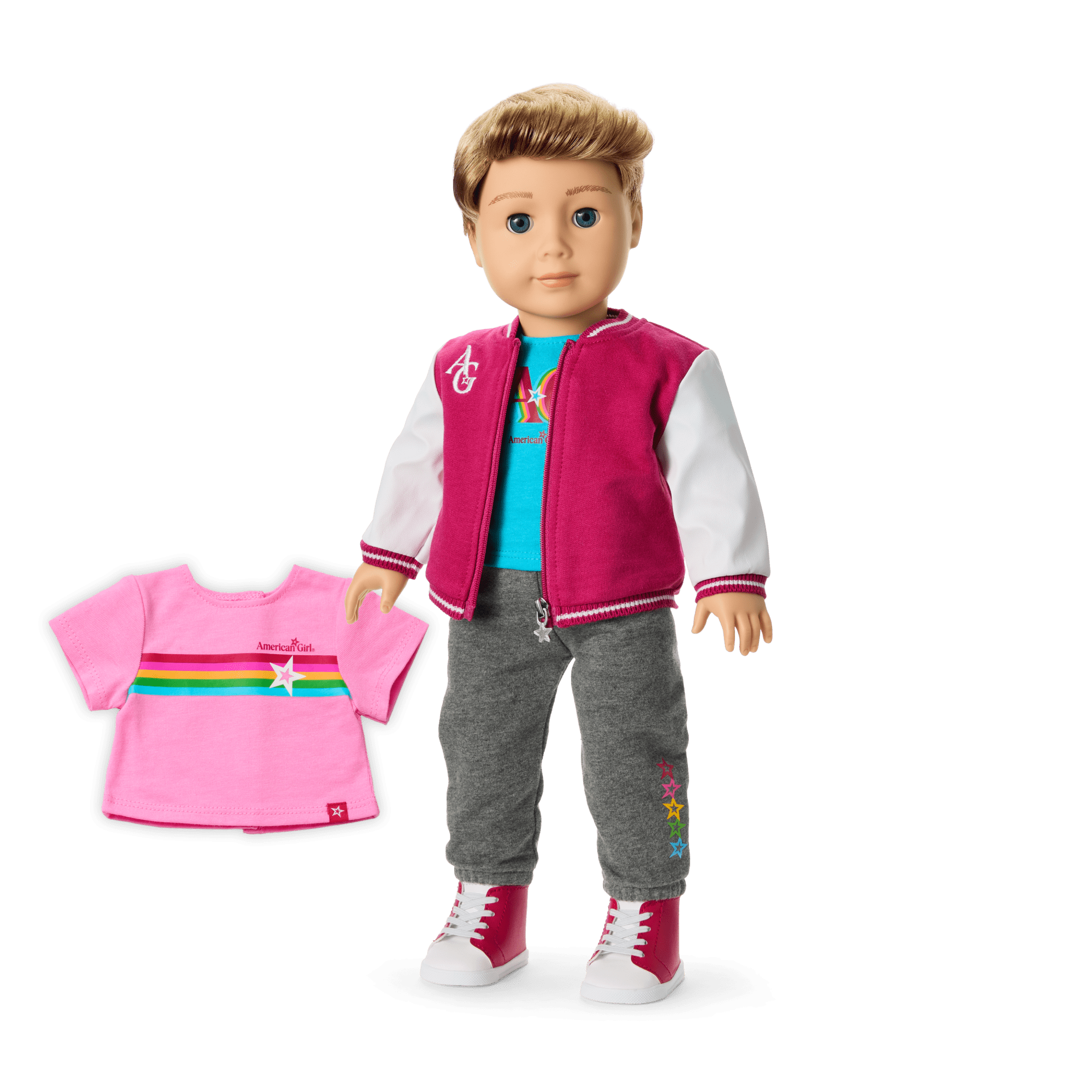 18-inch Truly Me Doll with Caramel Hair & Varsity Jacket | AG™