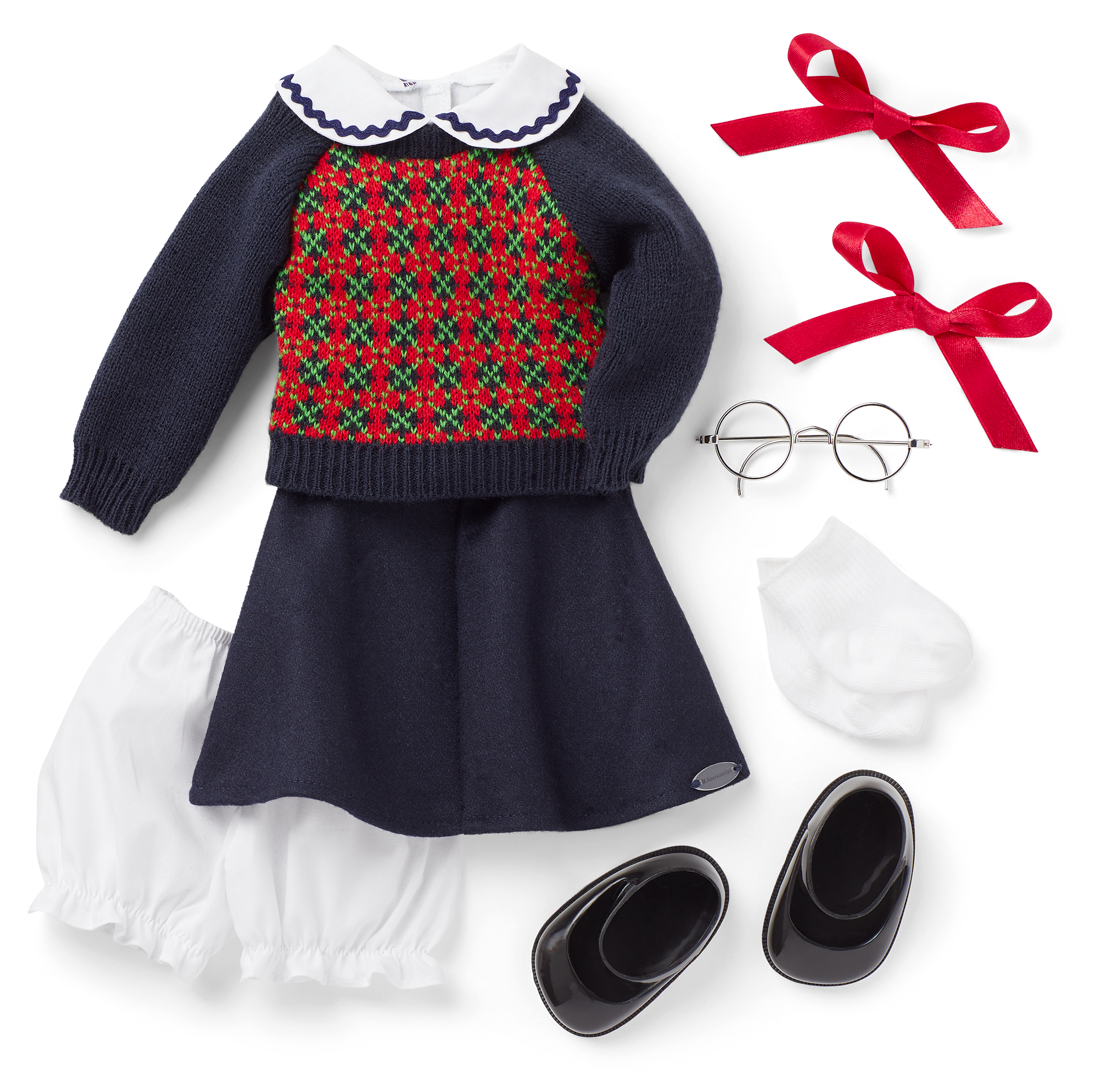 18-inch Molly™ Historical Doll with Book & Authentic 1944 Outfit