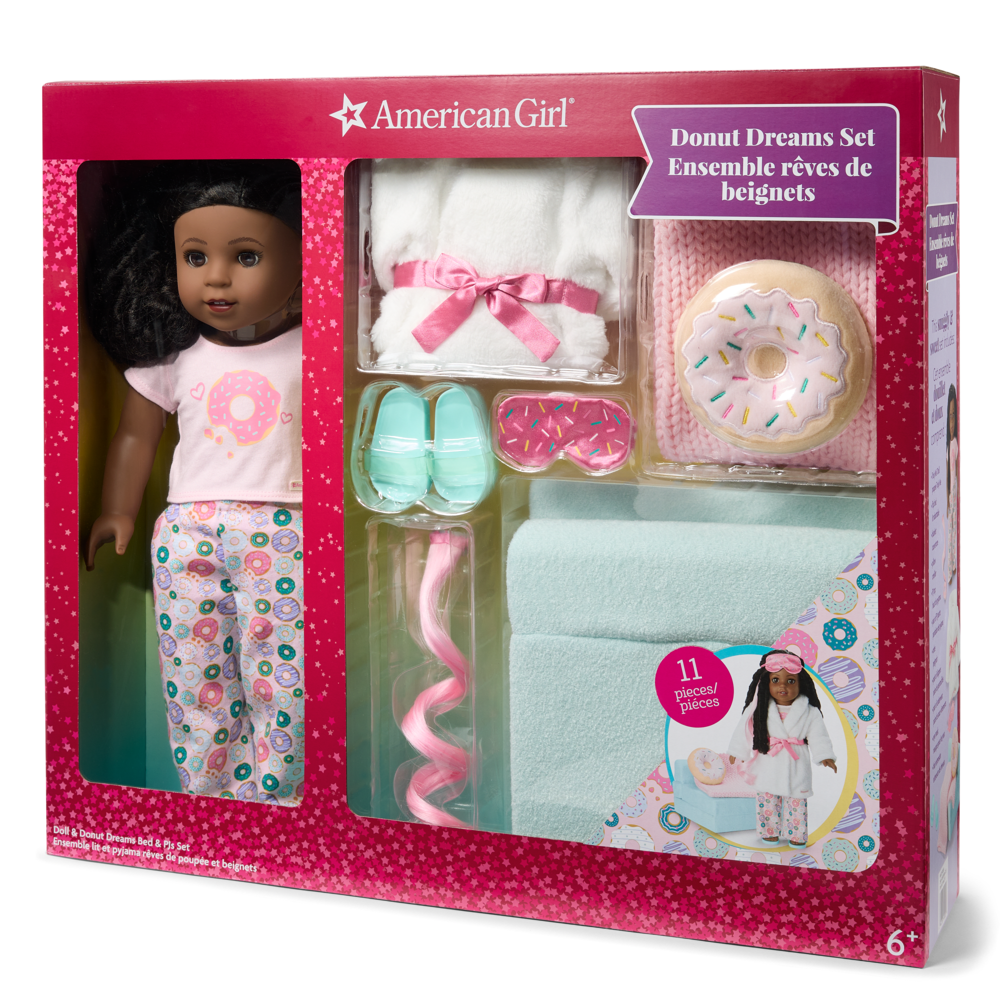 18-inch Doll Sleepover Set with PJs & Accessories | Truly Me™ #123