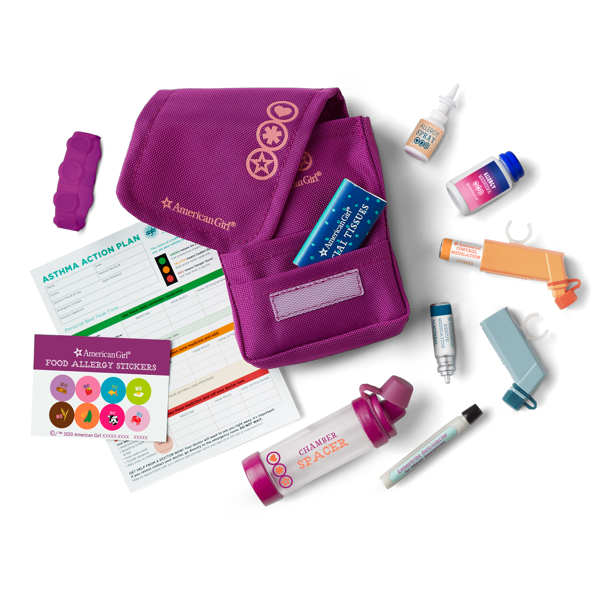Asthma & Allergy Play Set for Dolls with Inhalers & Accessories | Truly Me
