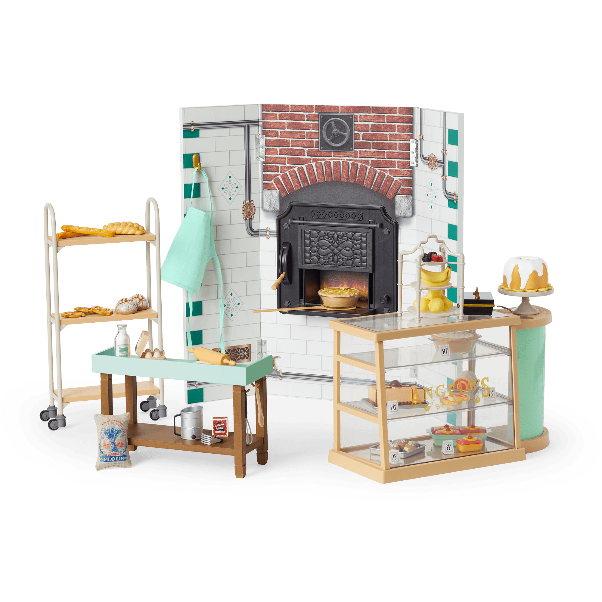 1920s Doll Bakery Set for 18-Inch Dolls | Angelo's Bakery