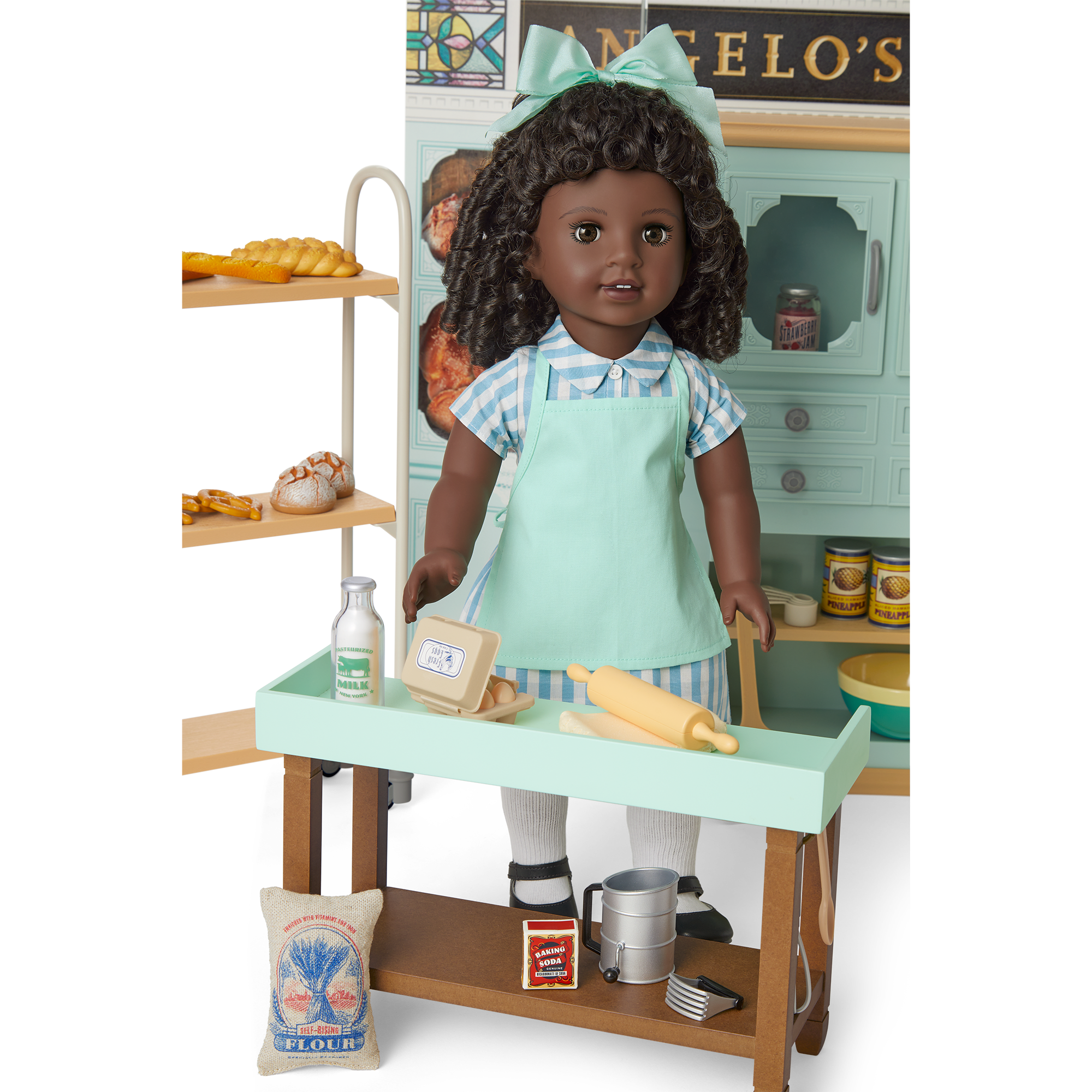 1920s Doll Bakery Set for 18-Inch Dolls | Angelo's Bakery