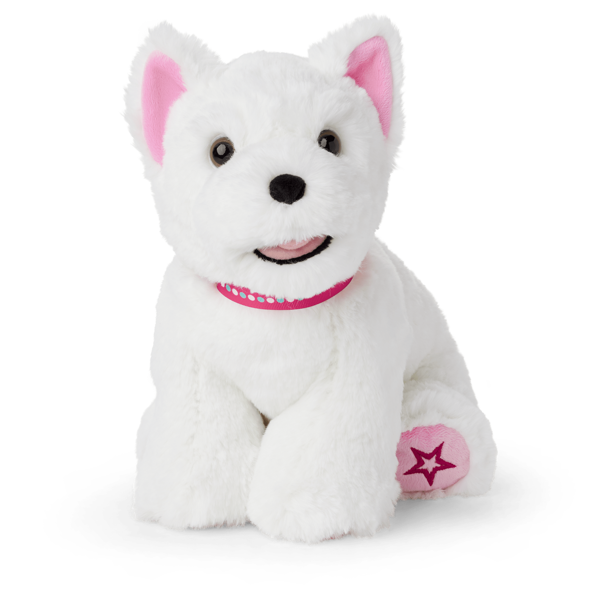 Soft & Cuddly Westie Terrier Dog Plush for Girls | Coconut Chip™