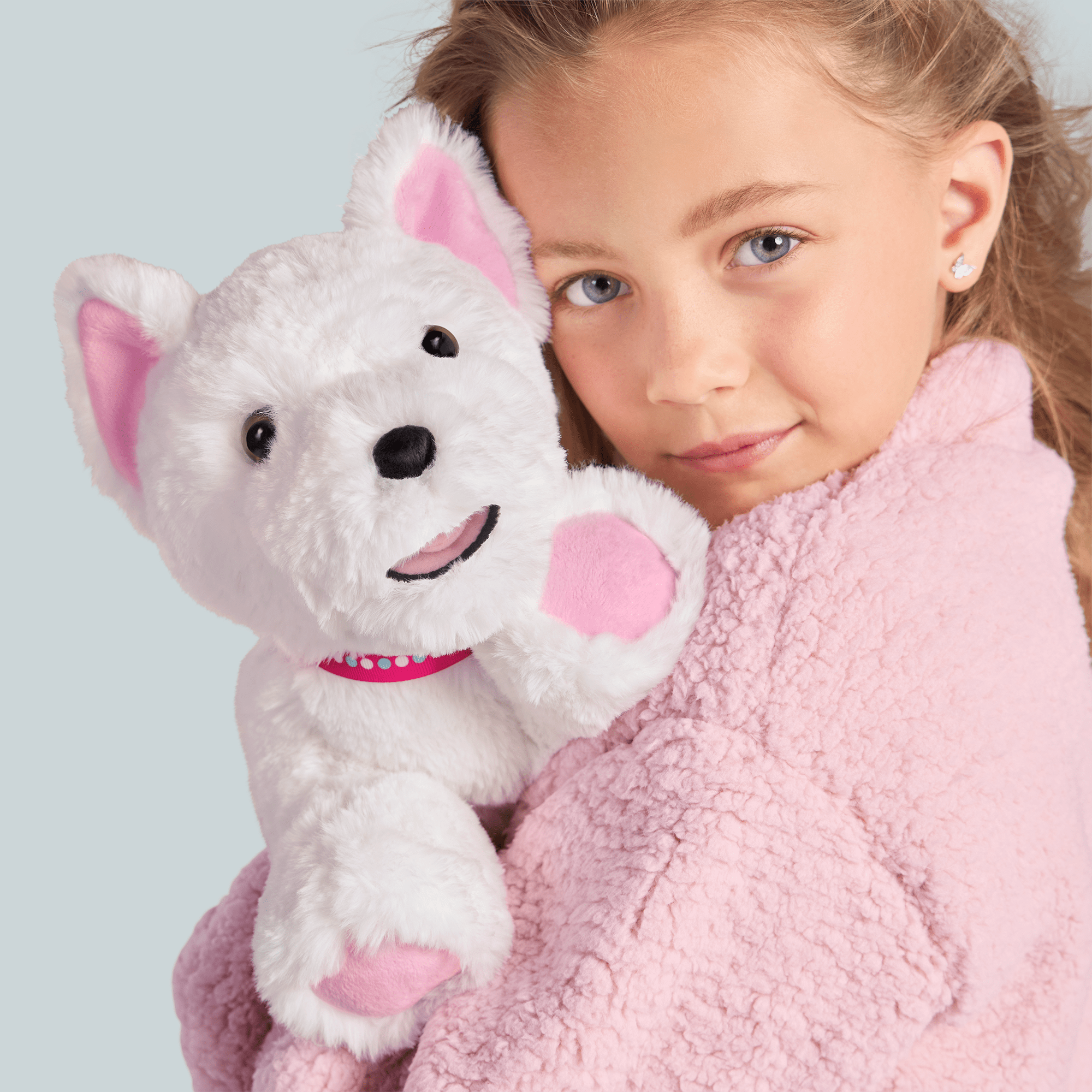 Soft & Cuddly Westie Terrier Dog Plush for Girls | Coconut Chip™