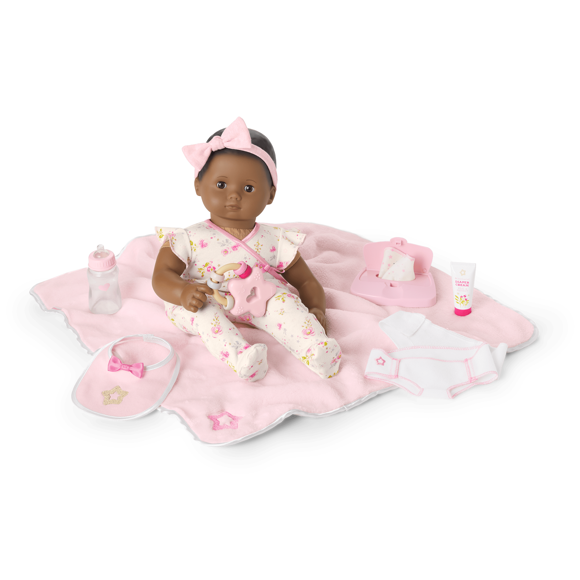 Bitty Baby Doll with Black Hair & Care Play Set | American Girl