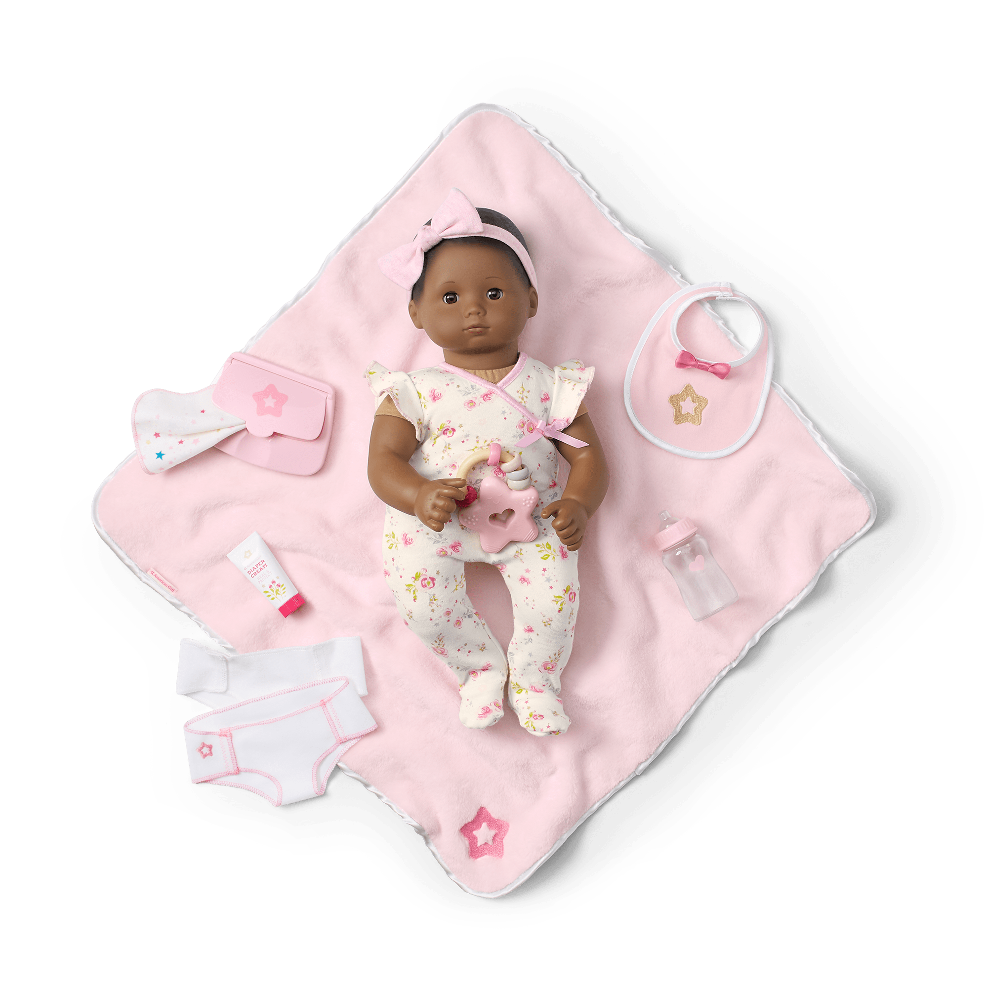 Bitty Baby Doll with Black Hair & Care Play Set | American Girl