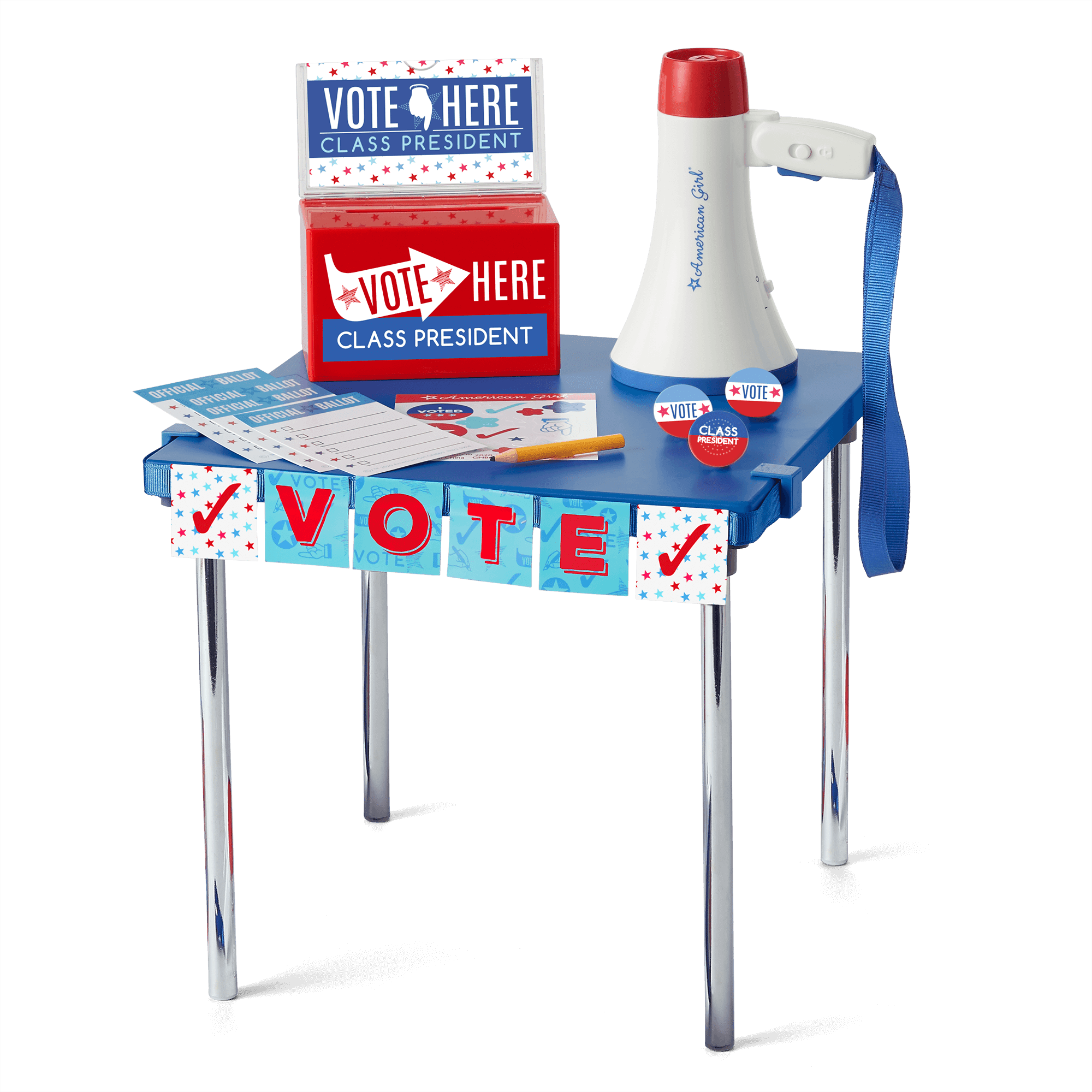 Student Council Election Kit with Megaphone & Ballot Box | Campaign Set