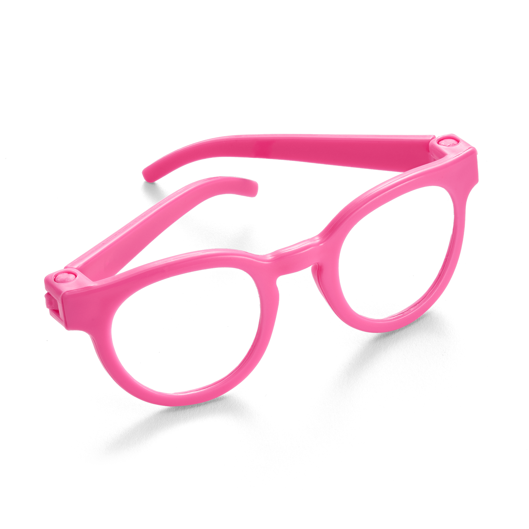 Petal-Pink Doll Glasses for 18-inch Dolls with Case | Doll Accessories