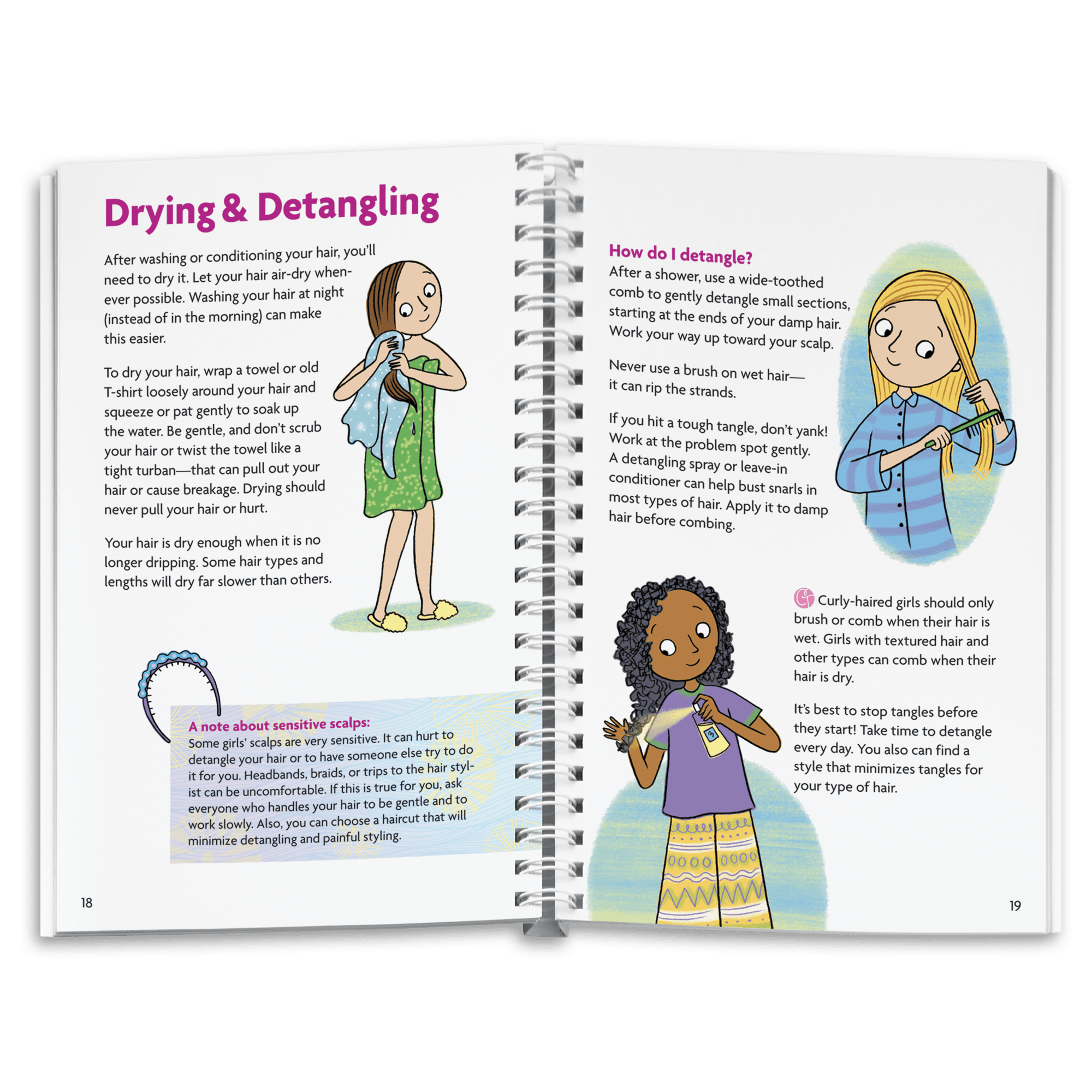 Hair Care Book for Girls with Styling Tips | The Hair Book