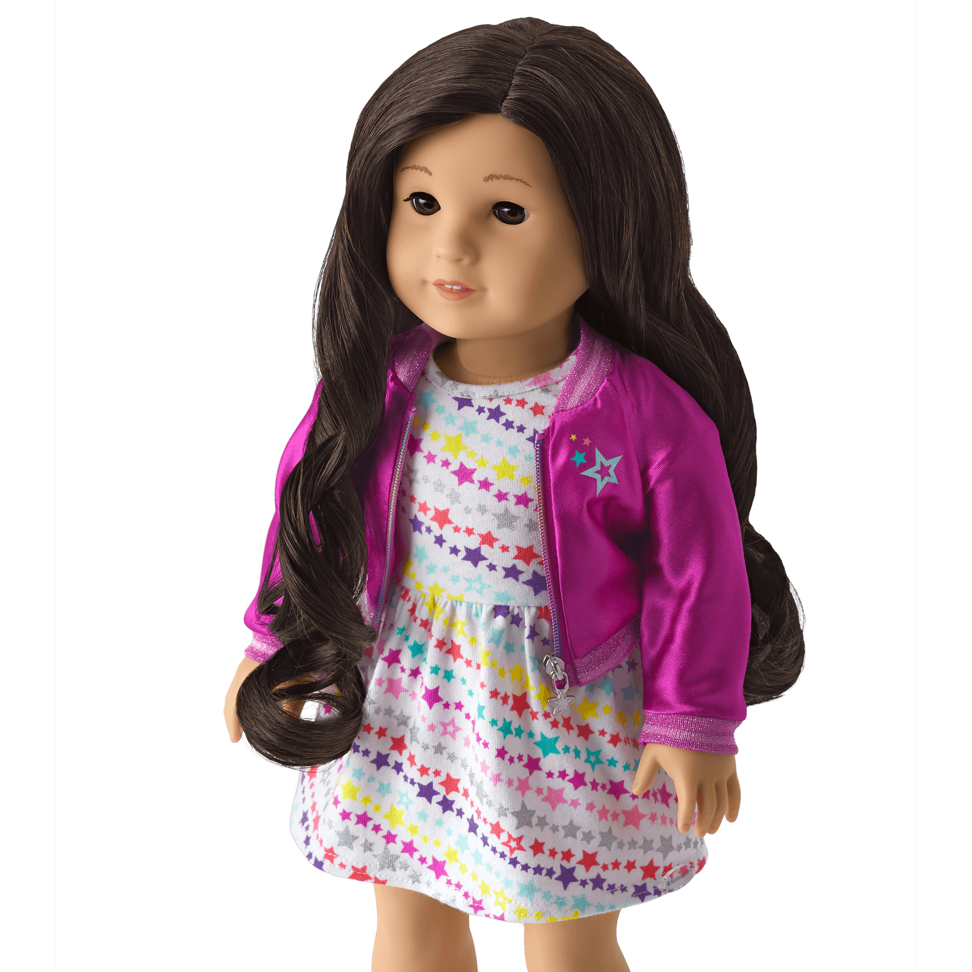 Truly Me Doll with Wavy Hair & Star-Print Dress | 18" Play Doll