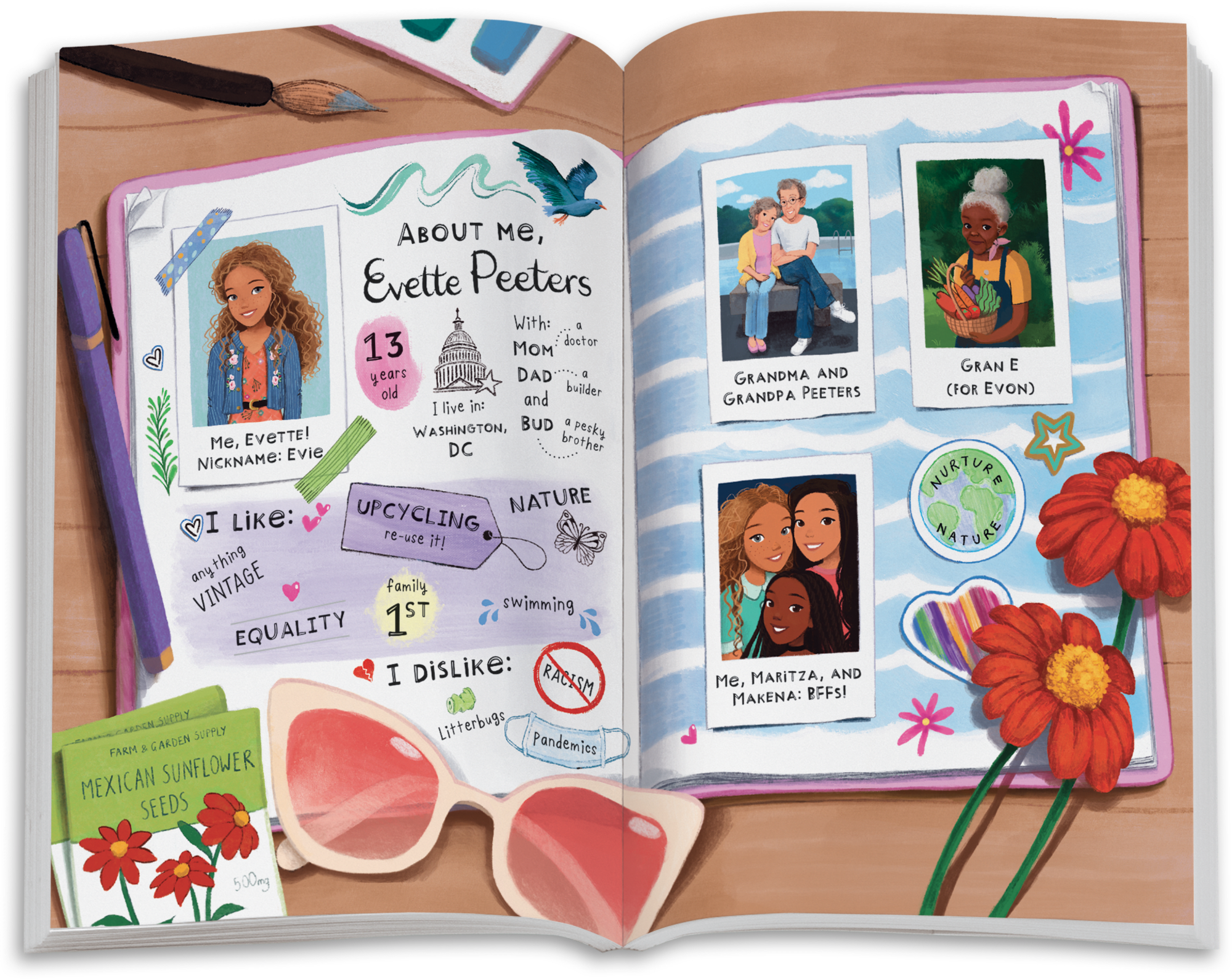 Evette: The River and Me Book - Environmental & Family Story | Sharon Dennis Wyeth