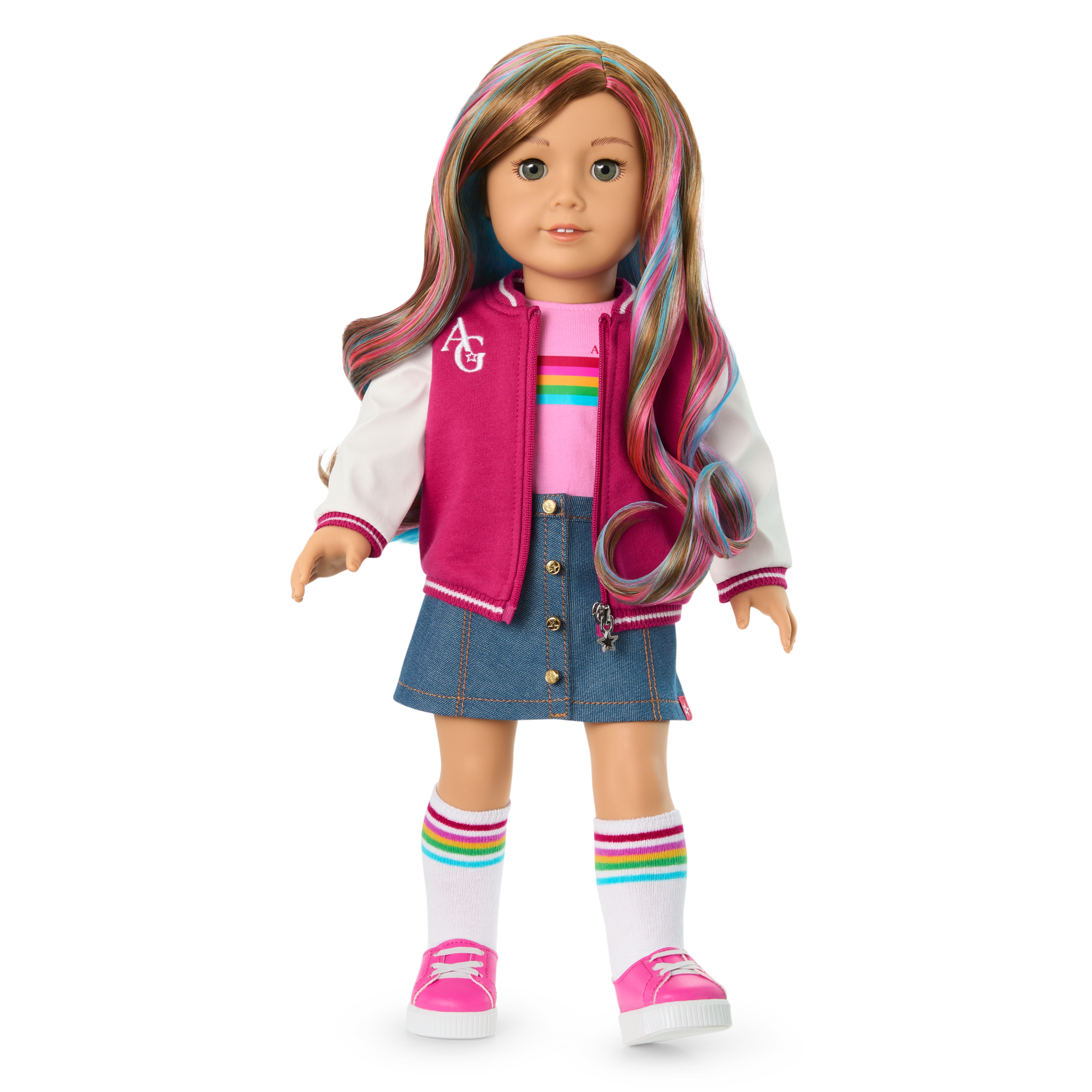 18-inch Truly Me Doll with Wavy Caramel Hair & Gray Eyes | American Girl