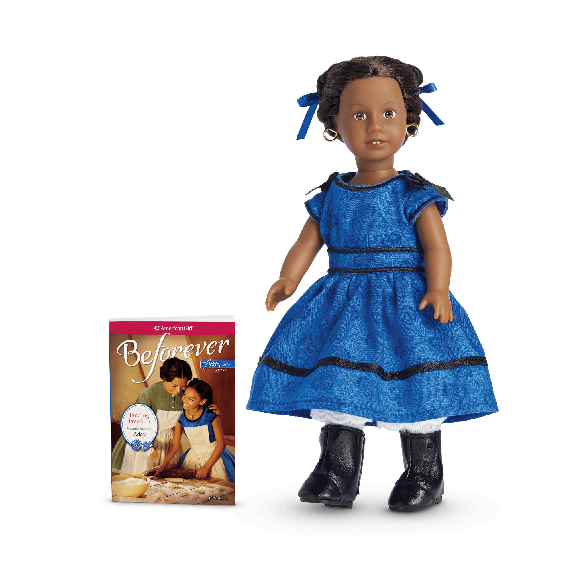 Addy Walker Mini Doll with Book | 6.5" Historical Character