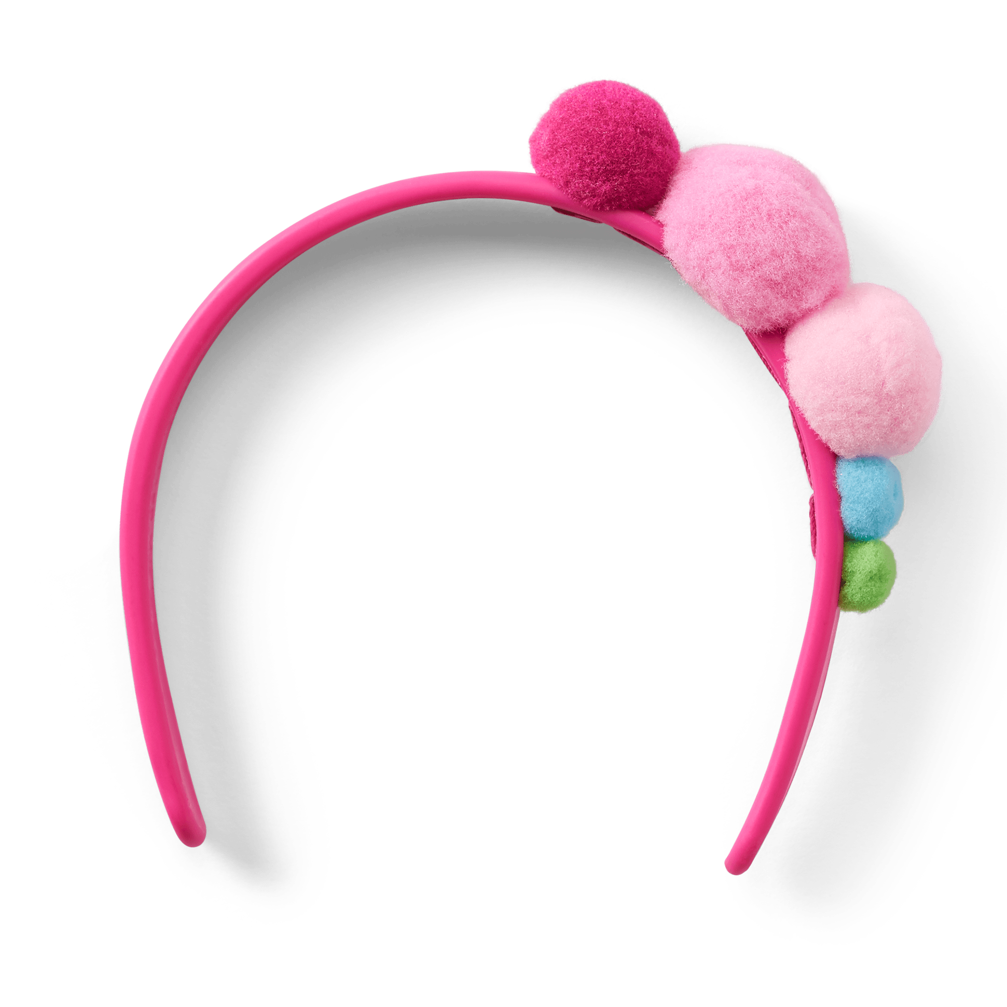 Colorful Pom-Pom Headband for 18-inch Dolls | Plenty of Poms