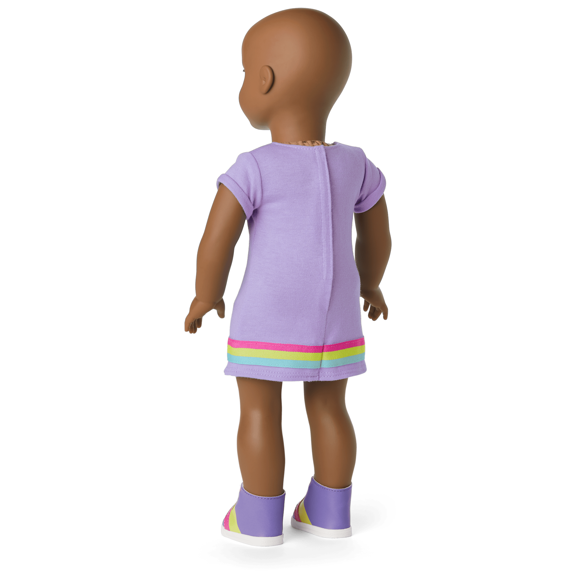 18-inch Truly Me Doll #114 - Bald with Deep Skin & Neutral Undertones