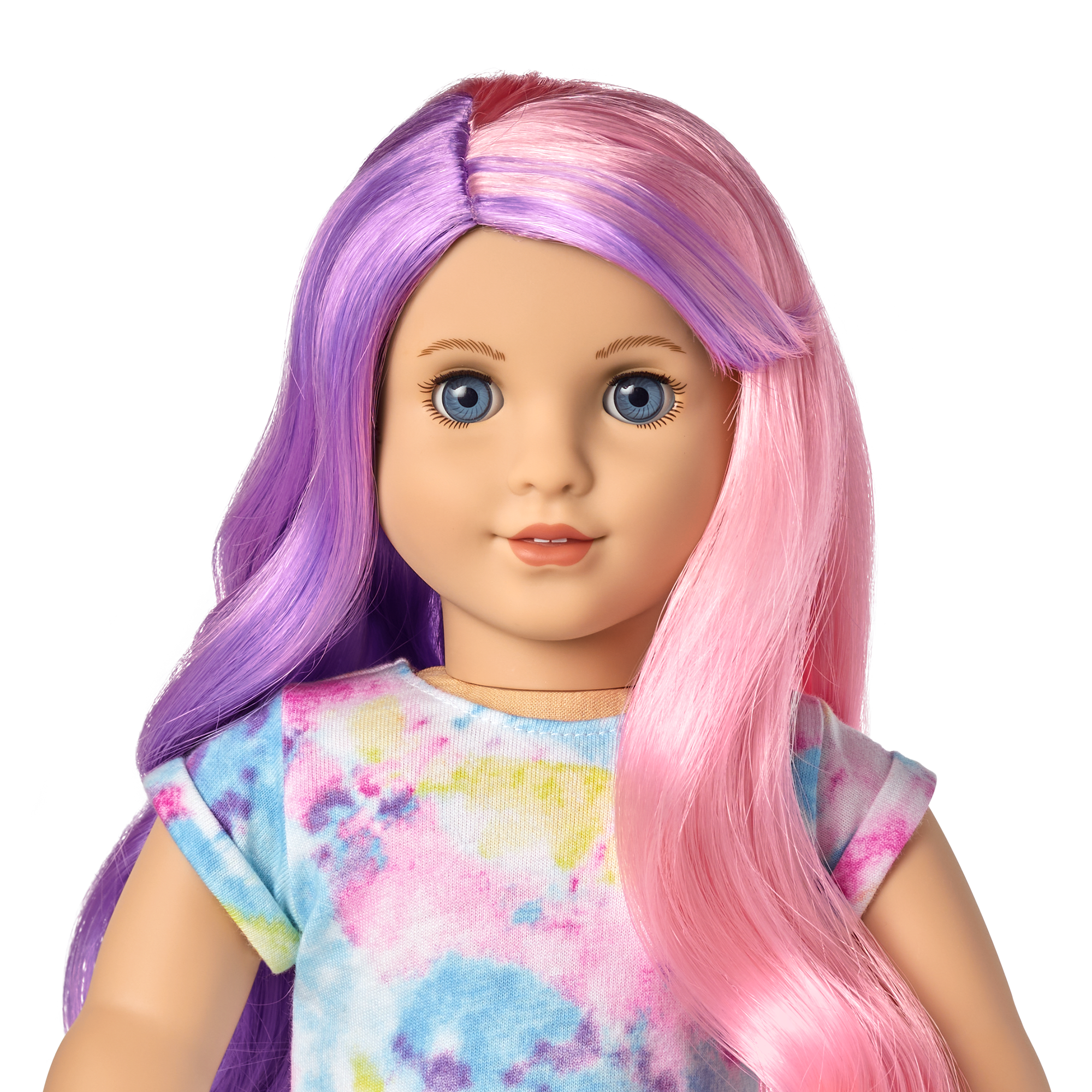 18-inch Truly Me Doll with Wavy Purple & Pink Hair | American Girl