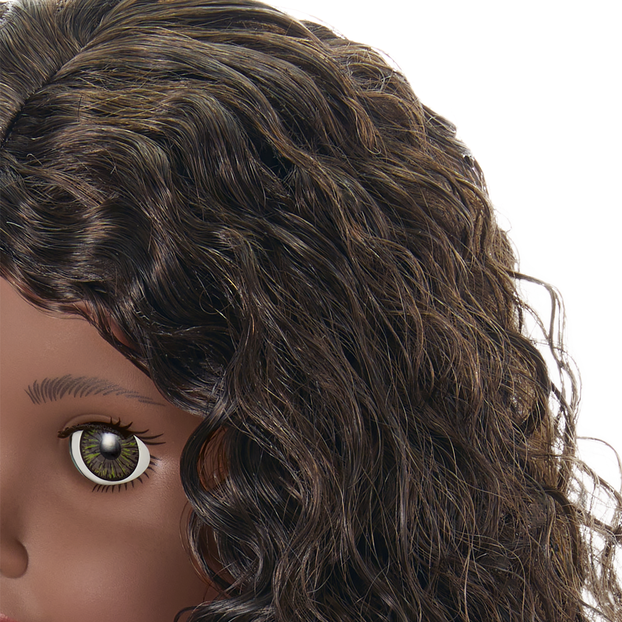 18-inch Truly Me Doll with Curly Dark-Brown Hair & Hazel Eyes | AG Doll