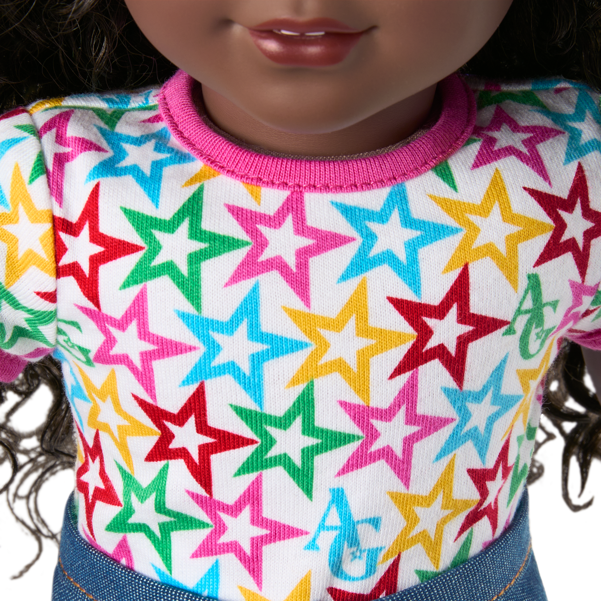 18-inch Truly Me Doll with Curly Dark-Brown Hair & Hazel Eyes | AG Doll