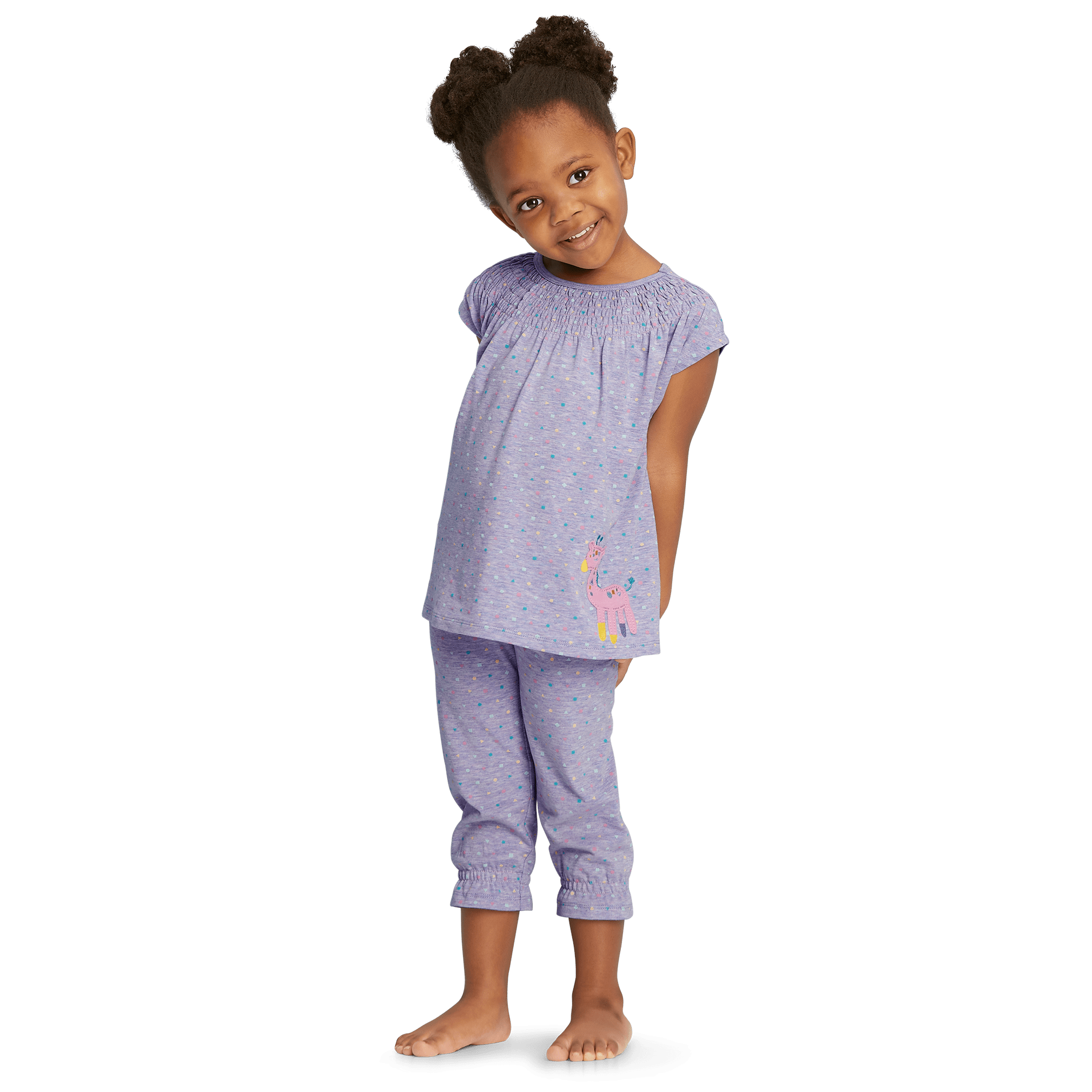 Giraffe Pajamas for Girls with Matching Doll Outfit | Cuddly Sleepwear