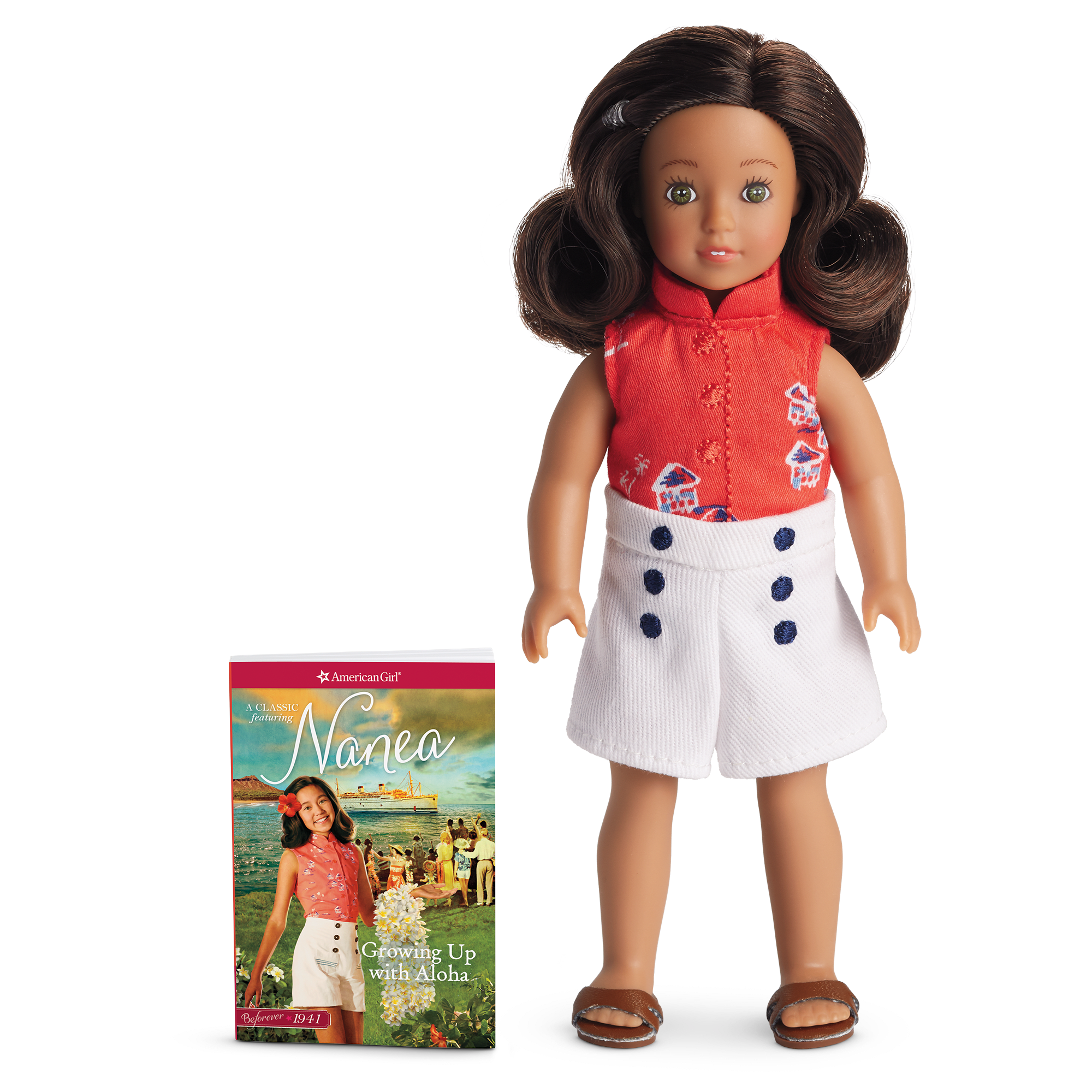 Nanea Mitchell Mini Doll with Book | Historical Character Collection