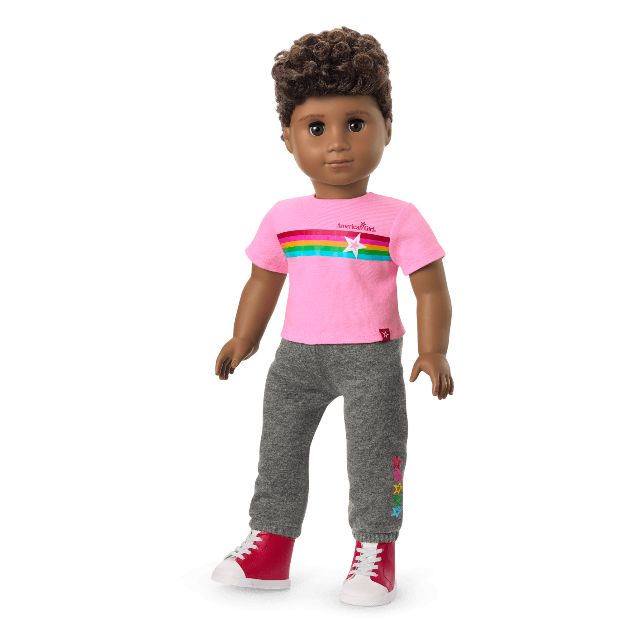 18-inch Truly Me Doll with Curly Dark-Brown Hair | American Girl