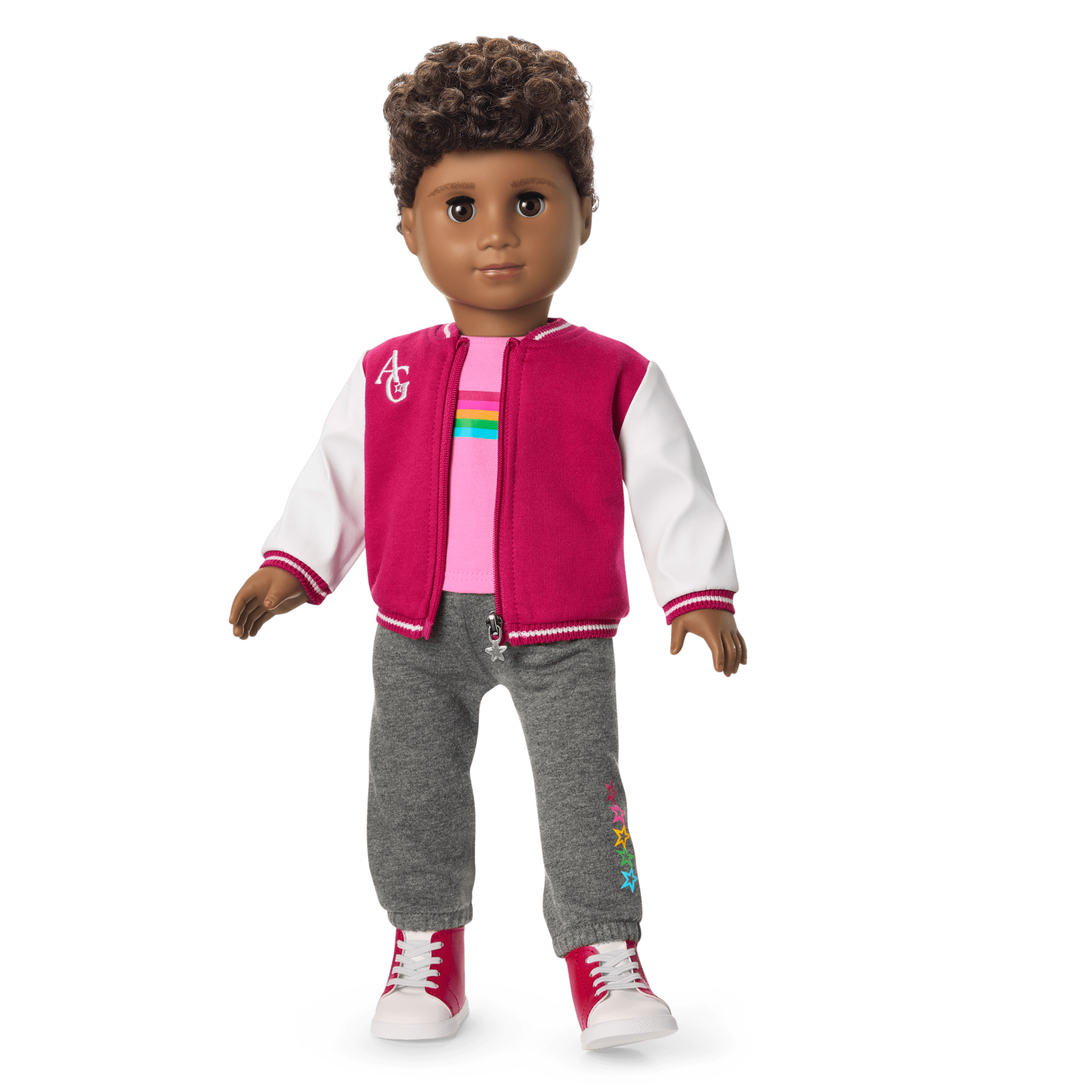 18-inch Truly Me Doll with Curly Dark-Brown Hair | American Girl