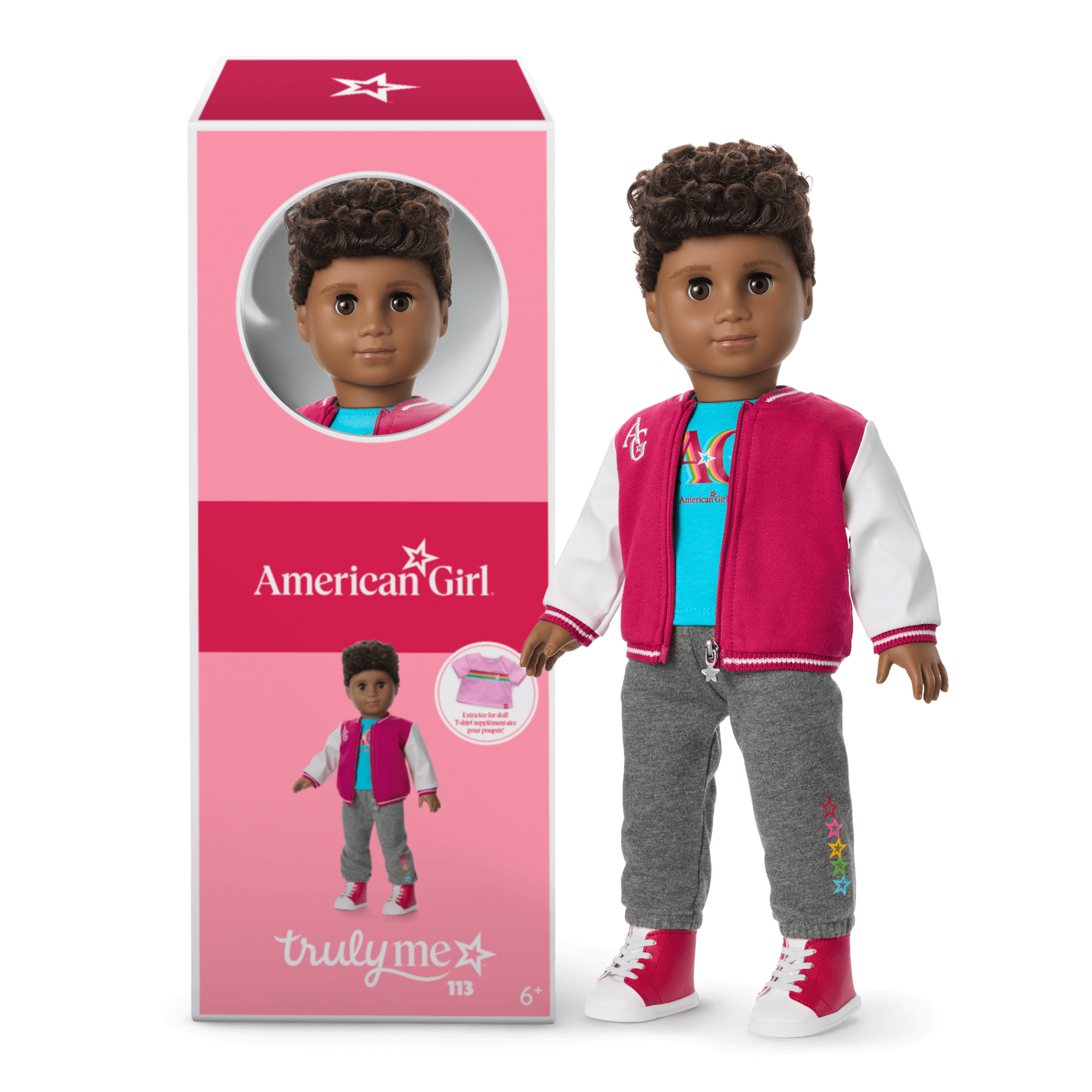 18-inch Truly Me Doll with Curly Dark-Brown Hair | American Girl