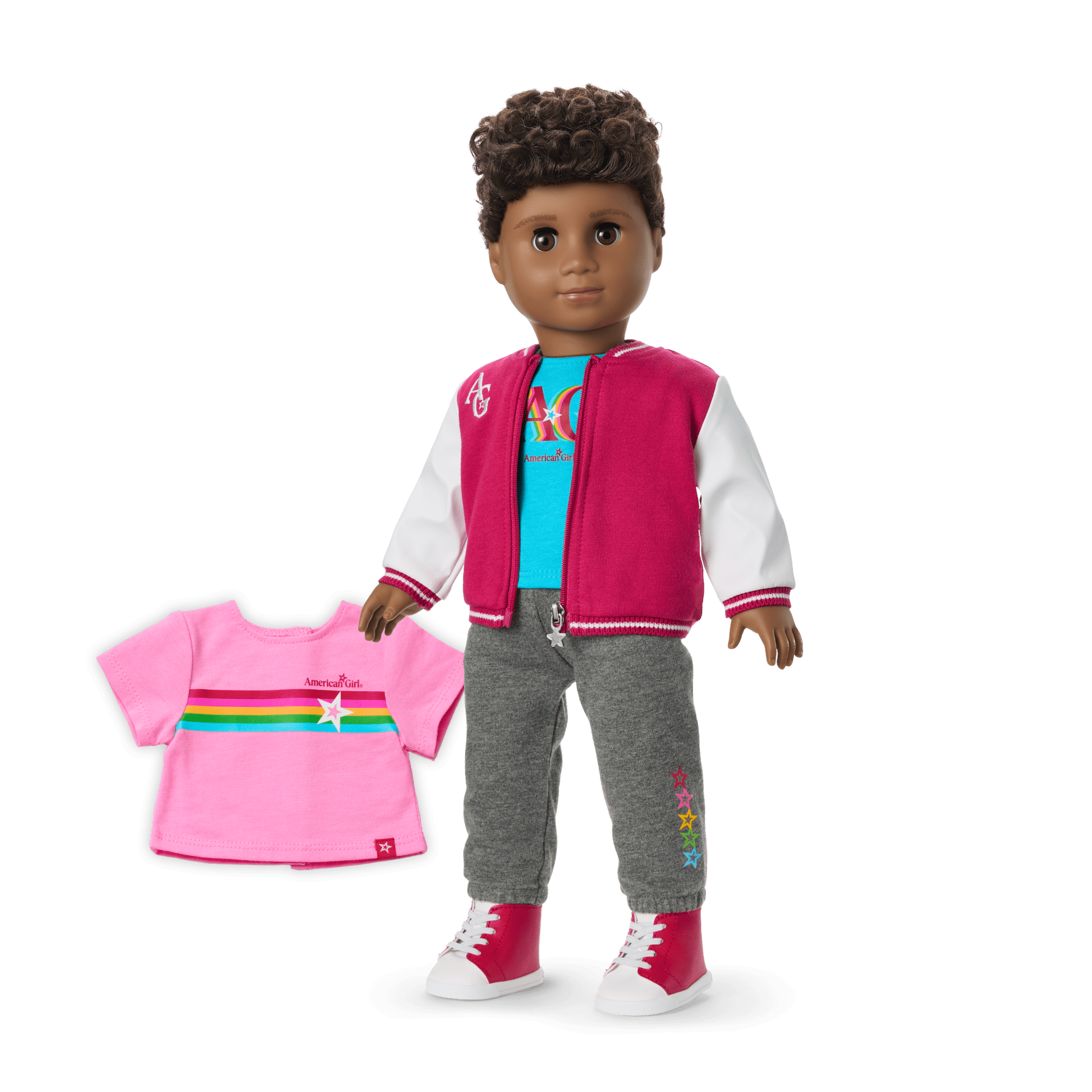 18-inch Truly Me Doll with Curly Dark-Brown Hair | American Girl