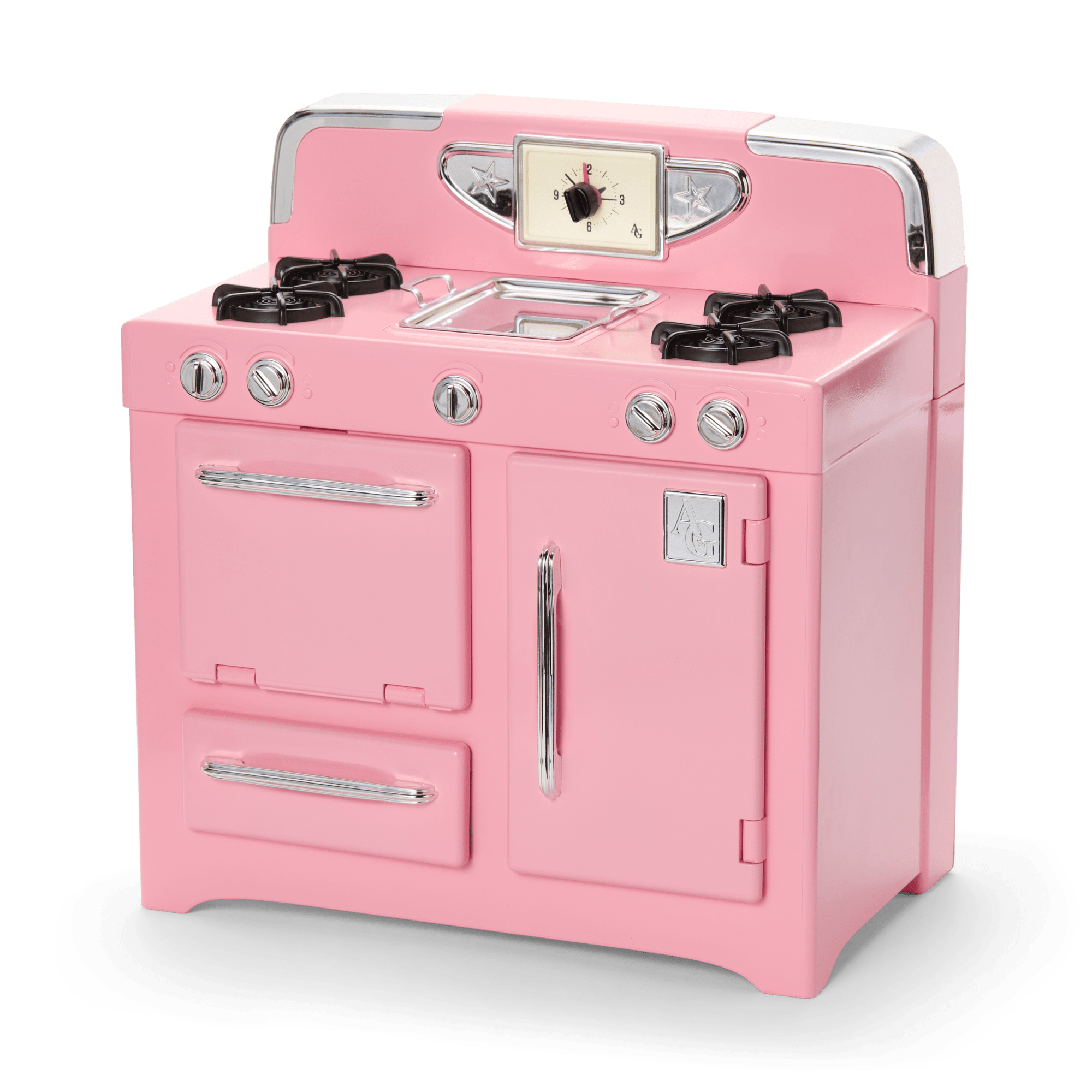 Vintage Pink Stove Playset for 18-inch Dolls | Maryellen’s™