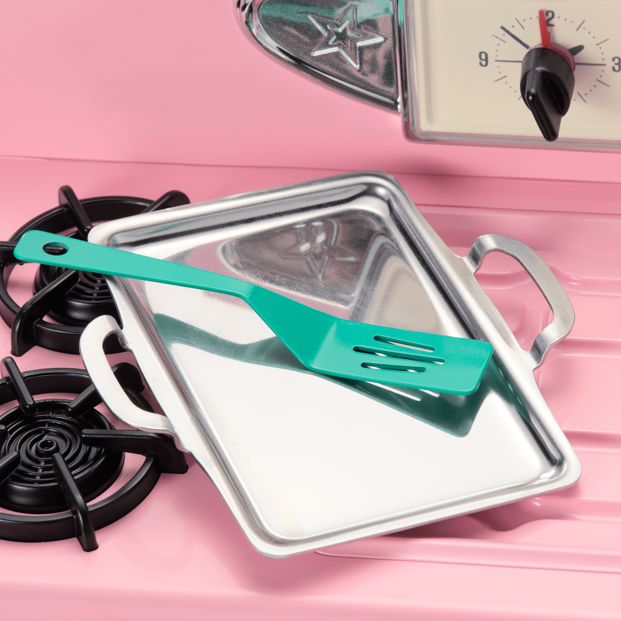 Vintage Pink Stove Playset for 18-inch Dolls | Maryellen’s™